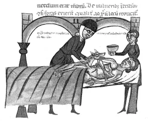Medicine, Anatomy, Surgical Scene from 1300