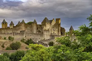 The medieval fortress Cite de Carcassonne