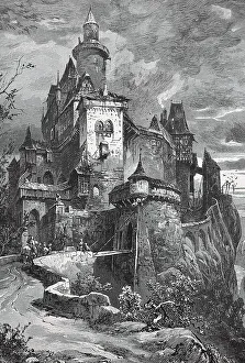 Medieval ideal of a knight's castle