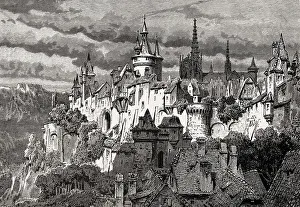 Medieval town wall