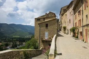Medieval village in the mountains