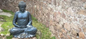 Meditating Buddha Statue, made of bronze