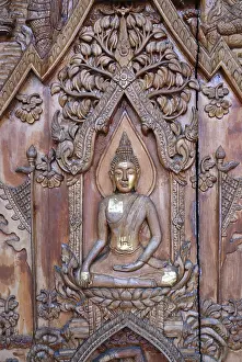 Meditating buddha, Wat Wang Wiwekaram