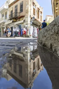 A Mediterranean old town centre