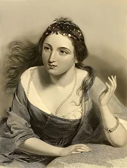 Medora, female figure from the poem The Corsair by George Gordon Noel Byron