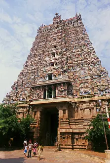 The Meenakshi Amman Temple (also called: Meenakshi Sundareswarar Temple)