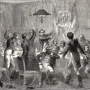 A meeting of the Bonapartistes