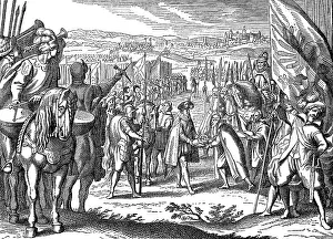 Meeting of Emperor Rudolph II and Archduke Matthias near Prague