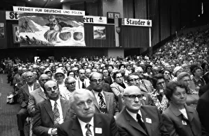 The meeting of the Landsmannschaft Schlesien der Vertriebenenverbaende on 16