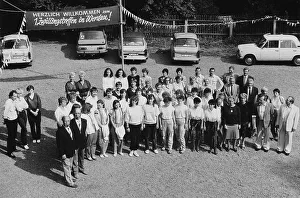 Meeting of twins, circa 1984, Werdau
