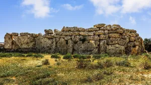Megalithic Ggantija Temple, about 5600 years old