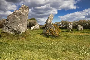 Megalithic stone rows from Kerzerho
