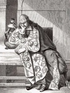 Melancholische Figur, genannt Mensch der Suende