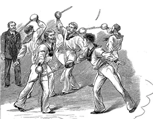 A melee fought at the Albert Hall