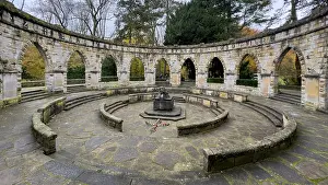 Memorial in memory of for in honor of the dead from the wars In the Wittringer Wald recreation area