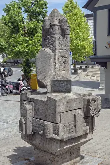 Memorial stone for the former monastery gate in the Klostersteige
