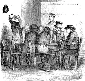 Men in a Farmhouse Parlour, Historical