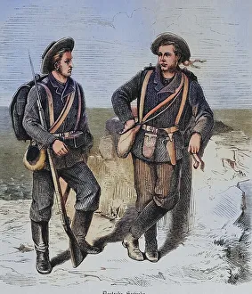 Men of the German Seewehr, 1870