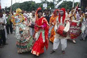 Category Historic EN Prints: Men performing Bengal folk dance