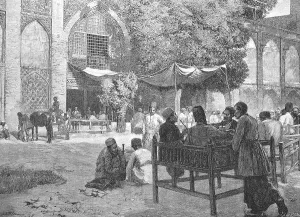 Men, Tea Drinkers in Isfahan, Ispahan