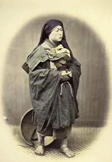 Mendicant Sister, Nun, 1867, Japan