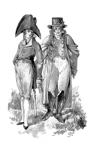 Men's fashion in Central Europe in 1802