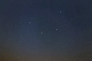 Mensa star constellation, Night sky