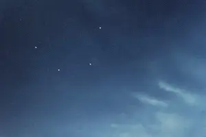 Mensa star constellation, Night sky