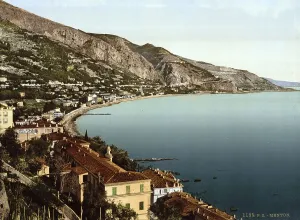 Menton on the Riviera, France, c
