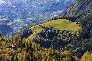 Merano 2000 mountain railway, near the summit station