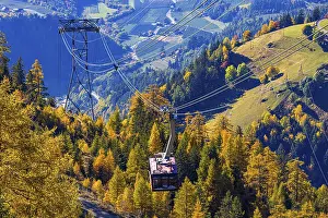 Merano 2000 mountain railway, near the summit station