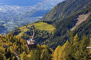 Merano 2000 mountain railway, near the summit station
