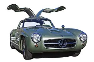 Mercedes Benz W 198, 300 SL Coupe gullwing