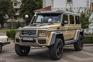 Mercedes G550 2017 on Classic cars event in Pomorie