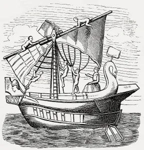 A merchant ship, ancient Roman ship