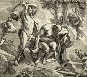 Mercury kills Argus, Zeus sends his messenger Mercury to kill Argus