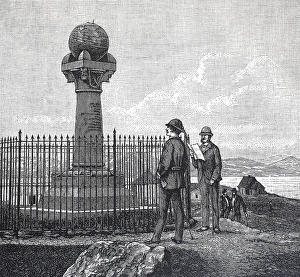 The Meridian Column near the town of Hammerfest
