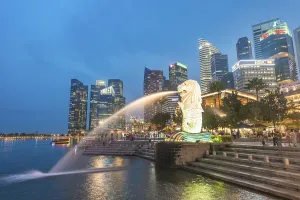 The Merlion, symbol of the city of Singapore