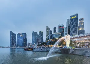 The Merlion, symbol of the city of Singapore