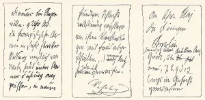Message about the victory by King Wilhelm I