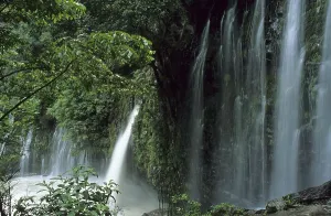 Mexico Michoacan Tzararacua waterfalls