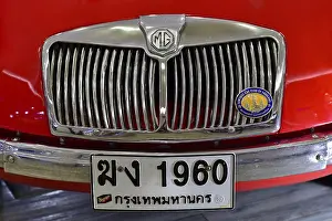 Detail Front MG A 1960, Thailand, Asia