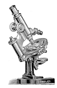 Microscope by the Zeiss company from Jena