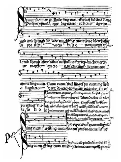 Middle English song from the 13th Century