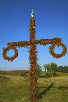 Category Scandinavia Prints: Midsummer Tree, Oland, Sweden, Europe