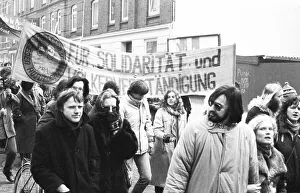 Migrants and left-wing groups demonstrated against xenophobia in 1982