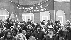 Migrants and left-wing groups demonstrated against xenophobia in 1982