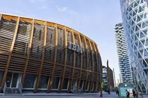 Milan, Italy - April, 08, 2025: IBM Pavilion in Milan