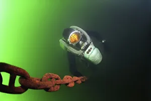 Military diver, Black Sea, USSR