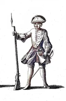 Military types from the beginning of the 18th century
